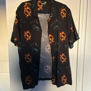 Ksubi Cold Fire Resort Shirt Size XL